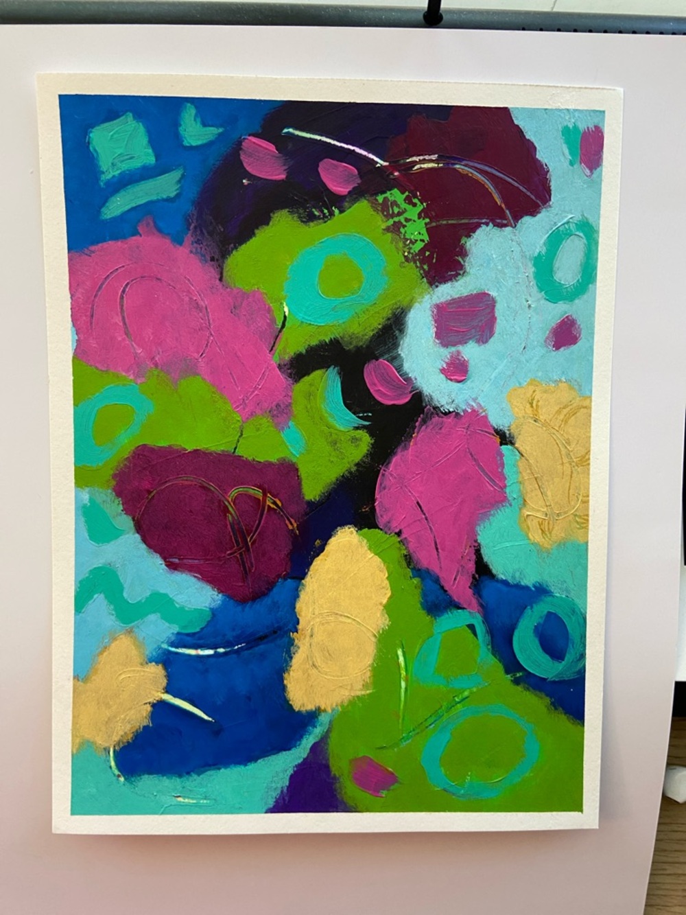 Original Abstract Colorful Expression Wall Art Multi-Color - Picture 3 of 8